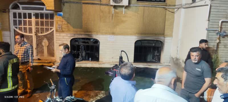 آتش‌سوزی در خانه مسافری خیابان انقلاب قم 15 مصدوم بر جا گذاشت